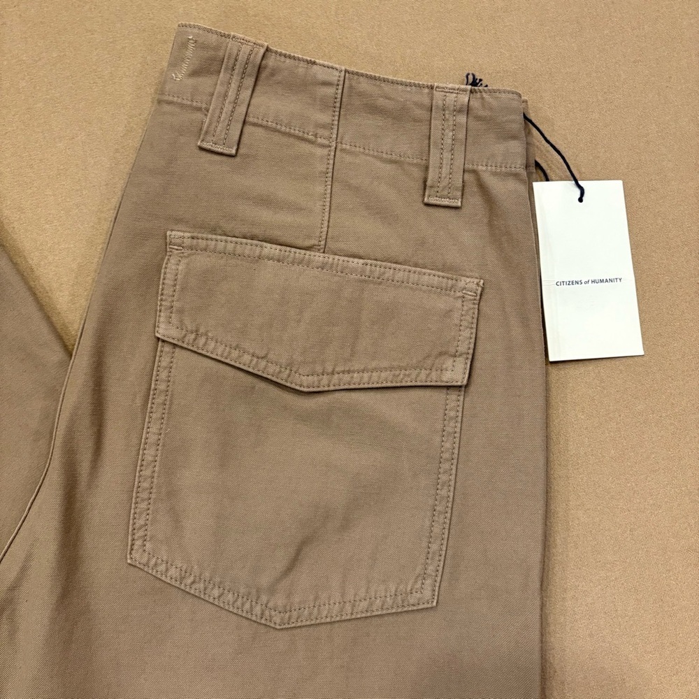 Citizens of Humanity Women’s Paloma Utility Pants Cotton NWT Dark Cocolette 29 - Picture 2 of 14